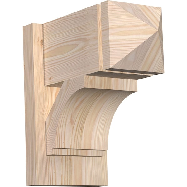 Ekena Millwork Imperial Arts & Crafts Smooth Outlooker, Douglas Fir, 7 1/2"W x 14"D x 14"H OUT08X14X14IMP03SDF - main